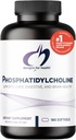Desain untuk Health Phoshatidylcholine Softgels - Foshatidyl Choline Suplemen dari Soy Lecithin untuk Mendukung Kesehatan Hati + Otak (180 Softgels)