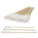 6 Inch Long Cotton Swabs of Medium dan Large Pets Ears Cleaning atau Makeup 100pcs