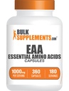 BulkSuplements.com Escult Amino Acids Capsules - EAA Capsules, Estile Amino Acids Suplemen, EAMino Amino Accids - 2 Kapsul per Serving, 180- Day Supply, 360 Capsules