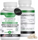 Suplemen Histamine Blocker - DAO Enzyme Formula & Vitamin C - Daily Support for Histamine Intoleransi & Imune Dupport - DAO Suplemen Histamine Blocker - 60 Capsules - Made in USA