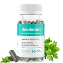 Suplemen Deodorizing Tubuh Ngeres Kapsul Deodorant Tubuh Katup untuk Detox, Divalry, Gut Health, Skin Dukungan 90 Kapsul (1)