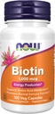 Sekarang suplemen Makanan, Biotin 1.000 mcg, Amino Acid Metabolisme *, Produksi Energi *, 100 Kapsul