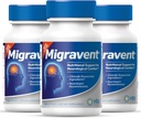 Vita Sciences Migravent - Advanced Nutrination Formula dengan Magnesium, CoQ10, Vitamin B2, dan PA- Free Butterbur untuk Neurologis dan Vascular Dukungan - 60 Capsules (Paket 3)