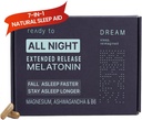 Dream Natural Sleep Aid for Dewata - Non-Habit Forming Sleep Vitamin - 60 Capsules Ekpirasi 11 / 30 / 25