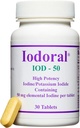 Optimox Iodoral 50 mg Suplemen - Potasium Iodide Tablet, Loodine Potency Tinggi, Suplemen untuk Dukungan Thyroid, Solusi Iodium Lugol - 30 Count