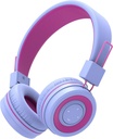 IP BTH02 Kids Bluetooth Headphone, 93H Playtime, Folable, Adjustable Headband, Bluetooth 5.4, Kids Wireless Headphone dengan microphone untuk IPad / Tablet / School / Travel, Purple