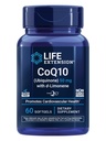 Ekstensi Hidup Super- Absorbable CoQ10 (Ubiquinone) dengan d-Limonene, Heart Health Suplemen, relieves General Fatigue, oksidative Stress Pertahanan, 50 mg, Non-GMO, Gluten-Free, 60 softgels