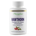 Paradise Herbs Hawthorn Berry, Active Whole Spectrum Extract, Super Power, Ultra Pure, Vegan, Non-GMO, Gluten Free, 60 Vegetarian Capsules