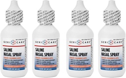 Salon Nasal GeriCare Spray 1.5 FL OZ Moisturizing Sodium Chloride 0.65% (Pack of 4)