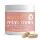 Boobie Relax Mom, Postpartum Stress Suppplement Hoble 124; Lactation Approved 124; Mood and Energy Support with Ashwaganha & L- Theanine, 60 Capsules