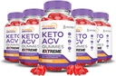 (5 Kemasan) Turbo Ripped Keto ACV Gummies Ekstrim 2000MG Turbo Ripped Keto Gummies Apple Cider Formulated dengan Powder Beet Juice B12 Vegan Non GMO 300 Gummys