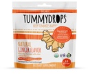 USDA Organic Natural Ginger Tummydrops, Gluten Free & Vegan, 33 Individually Wrapped Drops in a Reselable Bag