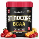 ALLMAX NASTition AMINOCORE BCAA, Fruit - 945 g Powder - 8.18 Grams Branched Chain Amin Accids - dengan B Vitamin - Tidak ada Pembakar atau Non-BCAA Aminos - Gula Bebas - 90