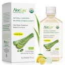 AloCure USDA Organic Aloe Vera Jumon Flavor - Made Inside 12 Hours of Harvest - Natural Digetical Supplemen Attach Acidity - Dukung Digetile and Immune Health - 1 Btl x 16.7oz