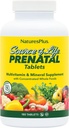 Natures Plus Source of Life Prenatal - 800 mcg Finolate, 180 Vegetarian Tablet - All Natural Prenatal Vitamin & Mineral with Iron & Calcium - Optimal Health & Energy - Gluten- Free-90