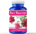 Celebrity LifeStyle Product Her Secret Women 's Probius- Daily Progration for Women Digetical Health, Gut & Feminine Saldo, PH Dukung, Non- GMO, Vegan, Made in USA - 60 Capsules