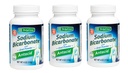 De La Cruz Pure Sodium Bikarbonate Powder - Baking Soda & Baking Powder Aluminium gratis Antax untuk Heartburn & Indibubble - Packed in USA - 4 OZ (3 Botol)