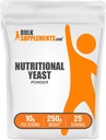 BulkSuplements.com Nuttrationary Yeast Powder - Superfood Suplement, with EscalyB Vitamin, Nuttrasionary Yeast Suplemen - Vegan & Gluten Free, 10g per Serving, 250g (8.8 oz) (Paket 1)