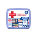 BAND- AID Brand Travel Ready Darurat Portable Aid Kit for Minor Wound Care, Perfect for Home, Car, Travel, Camping Essentials & Outdoor Emergency Kit, 80 Pieces