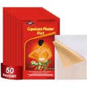 50 Count Capsaicin Patches, 4.72 "x7.08" Hot Capsicum Patch