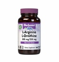 Nutrition Bluebonnet L-Arginine 500mg / L-Orinithy 250mg, Supports Protein Metabolism *, Soy-Free, Gluten- Free, Non-GMO, Kosher Cerfied, Vegan, 100 Vegetable Capsules