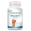 Omega 3 Fish Oil Soft Gels untuk Anjing dengan EPA & DHA Fatty Acids untuk Hati, Skin, Coat & Allergy Dukungan, Hip & Gabungan & Arthritis Dog Supplemen, 180 Soft Gels