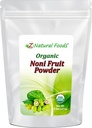 Z Natural Foods Noni Fruit Powder - Organic Raw None-GMO Gluten- Free Superfood - Pasokan Dibuble & Energy - Dikemas dengan EstiveNutrients & Antioksidants - Mix dengan Minuman & Recipes, 5 pon