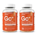Elemen Terdekat Glucosamin Chondroitin MSM Boswellia Serrata Akuni Bersama-sama Mendukung Tambahan Antioksidant - 180 Capsules (2- Pack)