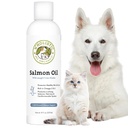 Whoristic Pet Organics Salmon Oil: Minyak Salmon Laut Liar Alaska untuk Anjing dan Kucing - Natural Omega 3 Persediaan Minyak Ikan Anjing dengan EPA dan DHA untuk Skin, Coat, Heart and Gugup System Health