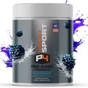 Powder Pre Workout Proven4 untuk Pria dan Wanita dengan Kreatine - Beta Alanine - Caffeine NSF bersertifikat pretraining Tambahan Energi Blue Raspberry 30