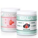 Nutrition Super Greens Kiala, Powder Organic Greens, Spirulina & Chlorella Superfood Pounder, Sugar & Gluten Free Vegan, Spectra Blend, Watermelon & Mixed Berry 2 Pack
