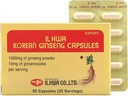 ILHWA Korea Ginseng Capsule (500 mg * 100 Capsules, 50 Servings) - 500mg dari 100% Sound Panax murni Korea. Ginsenoside 10 mg per Serving.