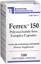 FERREX 150 Polusacharide- Kompleks Besi Capsules 100 Cacah