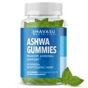 Ashwagandha Gummies for Stress & Mood Support - Vegan, Non- GMO Suplemen untuk Calm & Relaxation - Withania Somnifera untuk Enhanced Sleep Quality & Emotional - Perbaikan 1 - Bulan, Strawberry Flavor