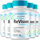 IDEAL PERFORMUCE (5 Pack) Revisi Pills Eye Advanced Vision 2.0 Eye Care Complex Vitamin Capsules Pro (300 Capsules)