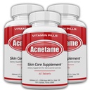 3 Paket-Vitamin Suplemen Acne Treatmen- Pimple Talet Hormonal untuk Bersihkan Oily Skin untuk Perempuan, Pria, Remaja, dan Dewasa
