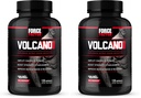 Force Factor Volcano Pre Workout Nitric Oxide Booster Suplement for Men with Creatine and L-Citrulline to Boost and Energy, Help Build Muscle, Better Pump and Workout, 120 Capsules (Paket 2)