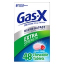 Gas-X Ekstra Kekuatan Dapat Disajikan Gas Relief Tablet dengan Simethacone 125 mg, Cherry - 48 Count