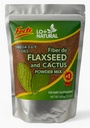 Linaza con Nopal Forte - 8 oz - 100% Natural Flaxseed & Nopal Cactus Powder - Fiber-Rich Digetical Dukungan - Ground Blend Diet Suppplemen - Vegan & Non-GMO