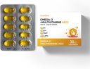 Multivitamin dengan Omega-3, Multivitamin untuk Perempuan dan Pria, Entertaic Coated Fish Oil DHA / EPA dengan Vitamin A, Vitamin E dan Vitamin D3 untuk Dukungan Aktiune (1 Box _ 30 Softgels)