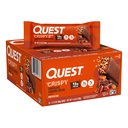 Quest Nutition Crispy Chocolate Caramel Hero Protein Bar, 15g Protein, 1g Sugar, 3g Net Carb, Gluten Free Protein Snack, Keto Friendly, 12 Count