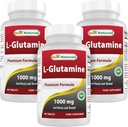 Terbaik L- Glutamine 1000 mg 180 Tablet (180 Cacah (Paket 3)))