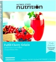 Nutmeg State Nutrition - Tinggi Minuman Mix Fiber, Low Calorie, Fat Free, Decontainated, Sugar Free, Course Flavored, Ideal Protein Compatible, Aspartame Free, 10 Servings Per Box (Cherry Gelatin)