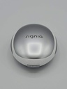 Kotak Perjalanan Penyimpanan Penyimpanan Perlindungan White / Silver Genuine Signia Hearing Aid Case
