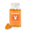 Playboy - Ginseng Gummies (60 Count - Peach Flavored) - Lakukan Lebih keras, Longer, Lebih Baik - Panax Ginseng Pendukung untuk Pria dan Wanita - 100% Alam, Vegan Non GMO Ginseng Root 6: 1 Ekstraksi