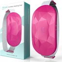 Slimpal Portable Heating Pad for Periage Cramps, Electric Cordless Back Belly Waist Pad untuk Penahan Rangka Menstrual, Rechargable Wearable Heat Belt Gifts for Heat Girl Wife, Dark Pink