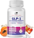 Suplemen Probiotik Akkermansia bagi Perempuan & Pria, Prediksi Alam untuk Digetical, Gut Health, Energi, Kesukaan, Suplemen Digetical dengan lsoflavones Soy, Bromelain, 60 Kasules