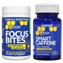 STAK NATURAL Smart Caffeine + Focus Bites Bundle - Caffeine & Paraxanthy Suplemen - Supports Energy & Focus * - No Jitters or Crash - 90 Pieces