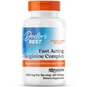Dokter 's Best Acting Arginine Complex - L Arginine Suplemen untuk Pria & Perempuan, Membantu Nitric Oxide Level, Aliran Darah & Cardiovaskular Kesehatan Dukungan, 1500 mg Per Serving, Vegan - 60 Tablet