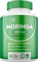 Katup bubuk Moringa - Murni Nuklir-Kaya Moringa Bufder - A Natural Green Antioksidant Superfood - Supports Energy, Skin Health, Gut Health + - w / Escerse Vitamin & Acids (Paket 1)